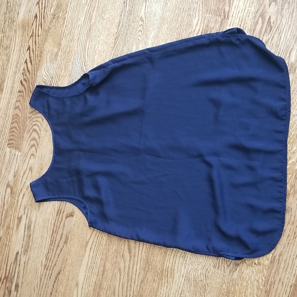 (S) Merona Flowy Loose Fit Slightly Sheer Blouse Business Casual Everyday - Picture 7 of 7